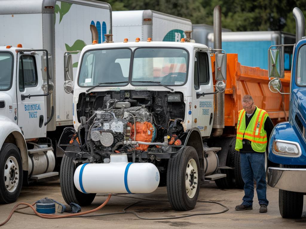 Quel coût réel et quelles contraintes pour convertir une flotte de camions régionaux au biométhane plutôt qu'à l'électrification?