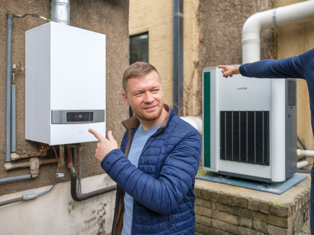 Quelle est la vraie réduction de coût pour une entreprise en remplaçant une chaudière gaz par une pompe à chaleur air-eau dans un bâtiment tertiaire mal isolé?