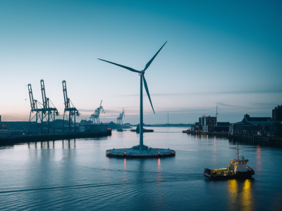 Quelle est la vraie rentabilité d'un parc d'éoliennes flottantes subventionné par l'État pour un port industriel ?