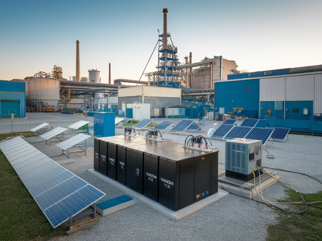 Peut-on sécuriser 72 heures d'alimentation d'une zone industrielle avec un microgrid hybride et des batteries vanadium sans subventions