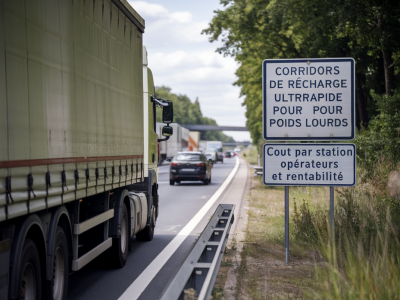 Peut-on réellement déployer des corridors de recharge ultrarapide pour poids lourds le long des axes français : coût par station, opérateurs et rentabilité?